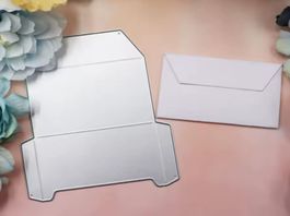 Stanzschablone Nr.64, Couvert (Sizzix geeignet)