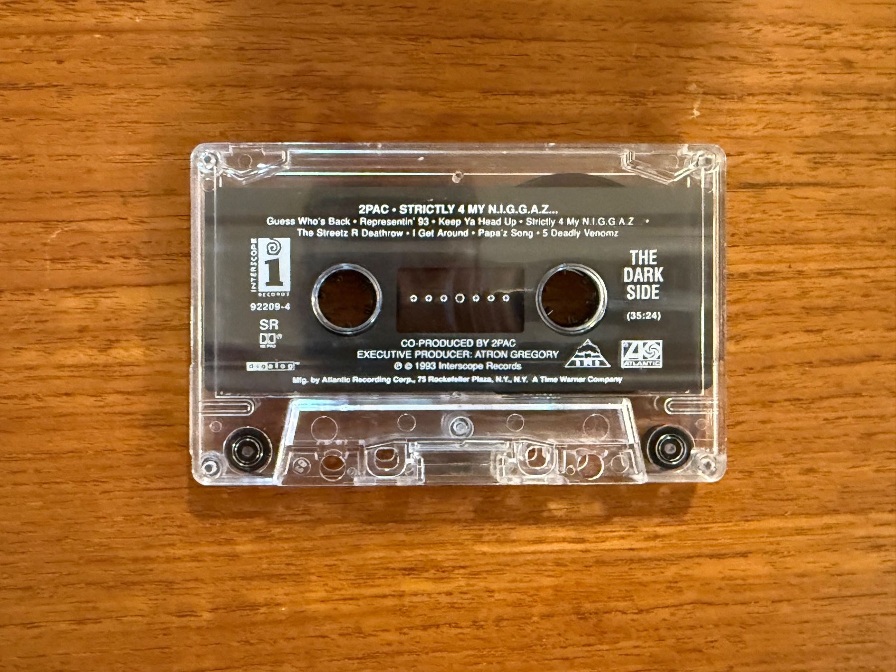 Musicassette: 2Pac - Strictly 4 My N.I.G.G.A.Z / 1993 Rap cassette MC – Usato da Delémont venduto da cpop 2