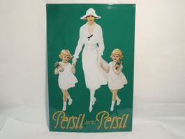 älteres grosses Blechschild Persil bleibt Persil 40cm x 60cm