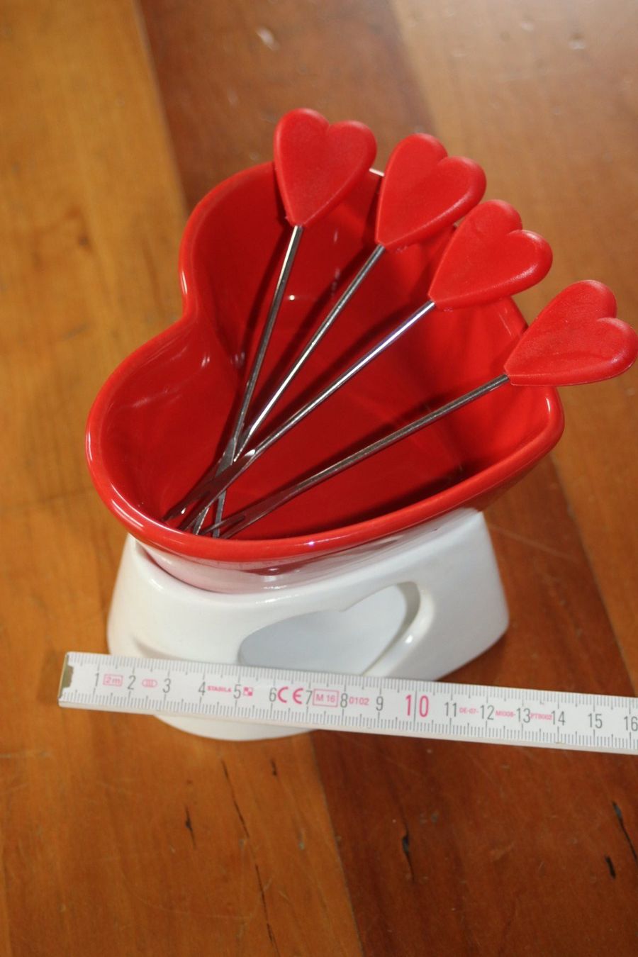 Services de table: Schoggifondue Set mit Rechaudkerze – D'occasion à St. Gallen par Razoon77 1