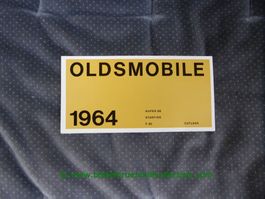 Oldsmobile Modellprogramm 1964 deutsch/französisch GM-Biel