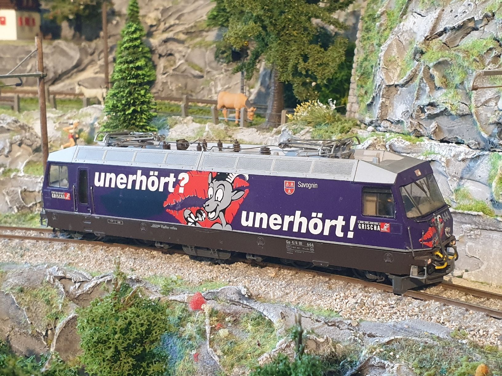 Bemo Modellini di ferrovie: Ge 4/4 ''' 644 unerhört?! Bemo digital – Difettoso da Wil SG venduto da bue_ff6k