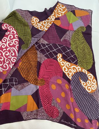 Christian Fischbacher Seiden Foulard 🌸