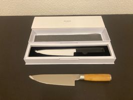 Küchenmesser SEASONS mit Edelstahlklinge und Bambusgriff