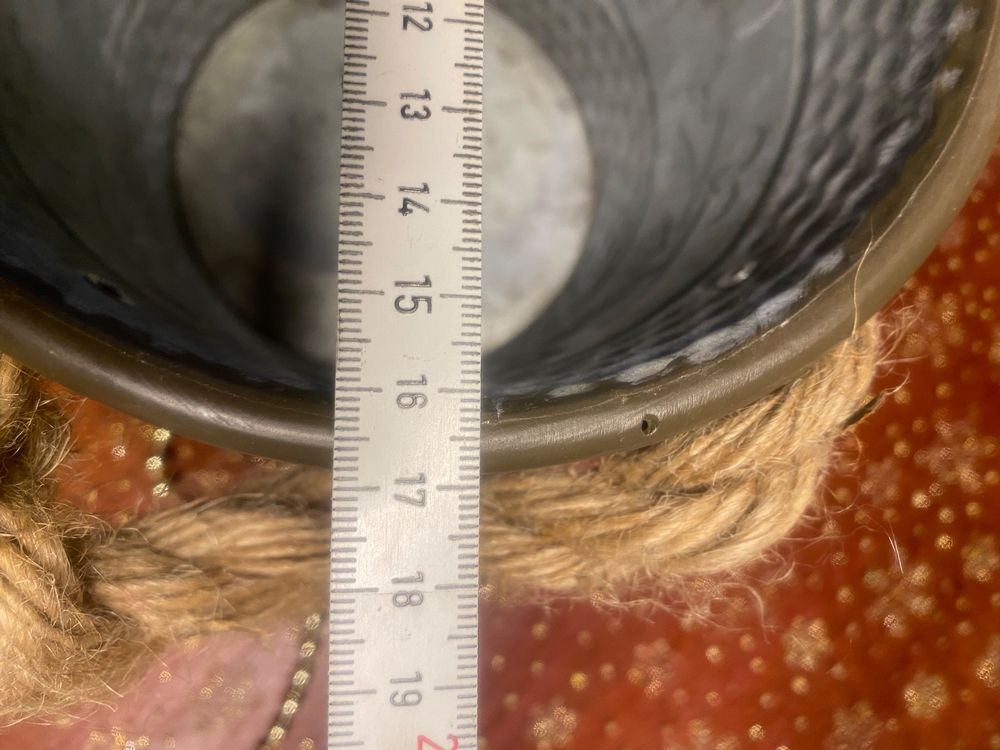 NEU Topf Übertopf Deko Blumentopf Blech Metall-653 6