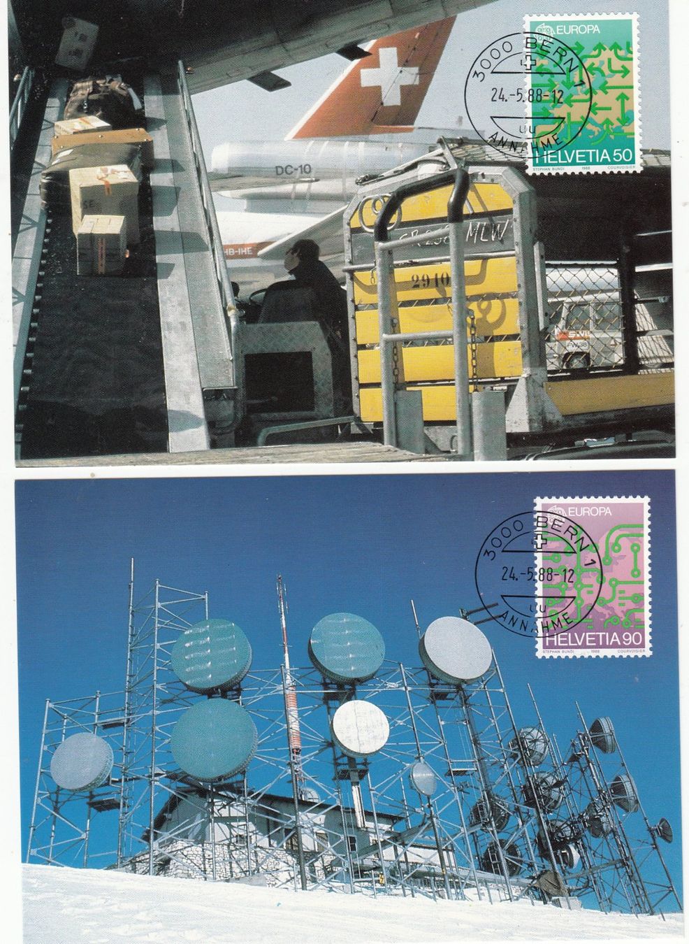 Tous les timbres: Maximumkarten schweizTransport Und Kommunikationsmittel – D'occasion à Herrliberg par Lfrifda