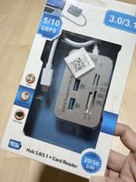 New 3-Port USB 3.0/3.1 Hub Card Reader 