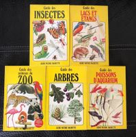 Lot 5 guides nature Hachette 1979/1981