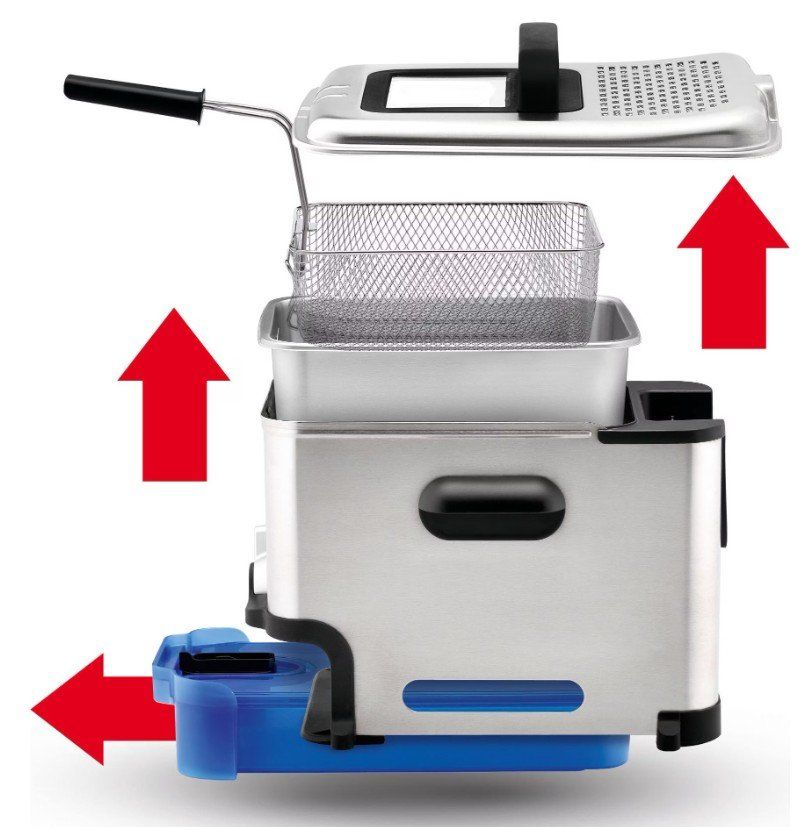 Elettrodomestici da cucina: Öl Fritteuse Tefal FR8040 Oleoclean Pro – Usato da Maisprach venduto da patrugi 2