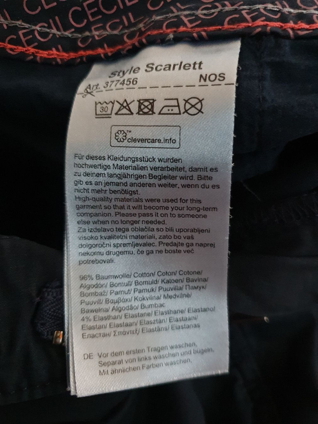 Cecil Pantaloni: Damen Sommerhose Cecil 38 – Nuovo (secondo la descrizione) da Fischingen venduto da nad_fxf2 2
