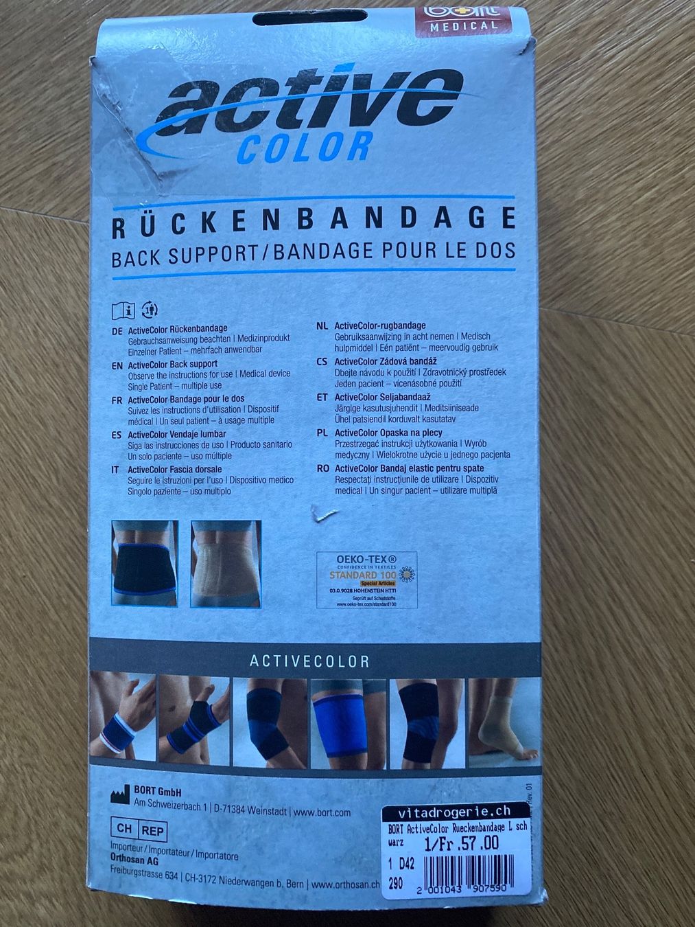 Bort Attrezzature mediche: Rückenbandage – Usato da St. Silvester venduto da Redneck83 1