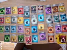 Pokemon Energy Karten Holo, Reverse Holo und Vintage
