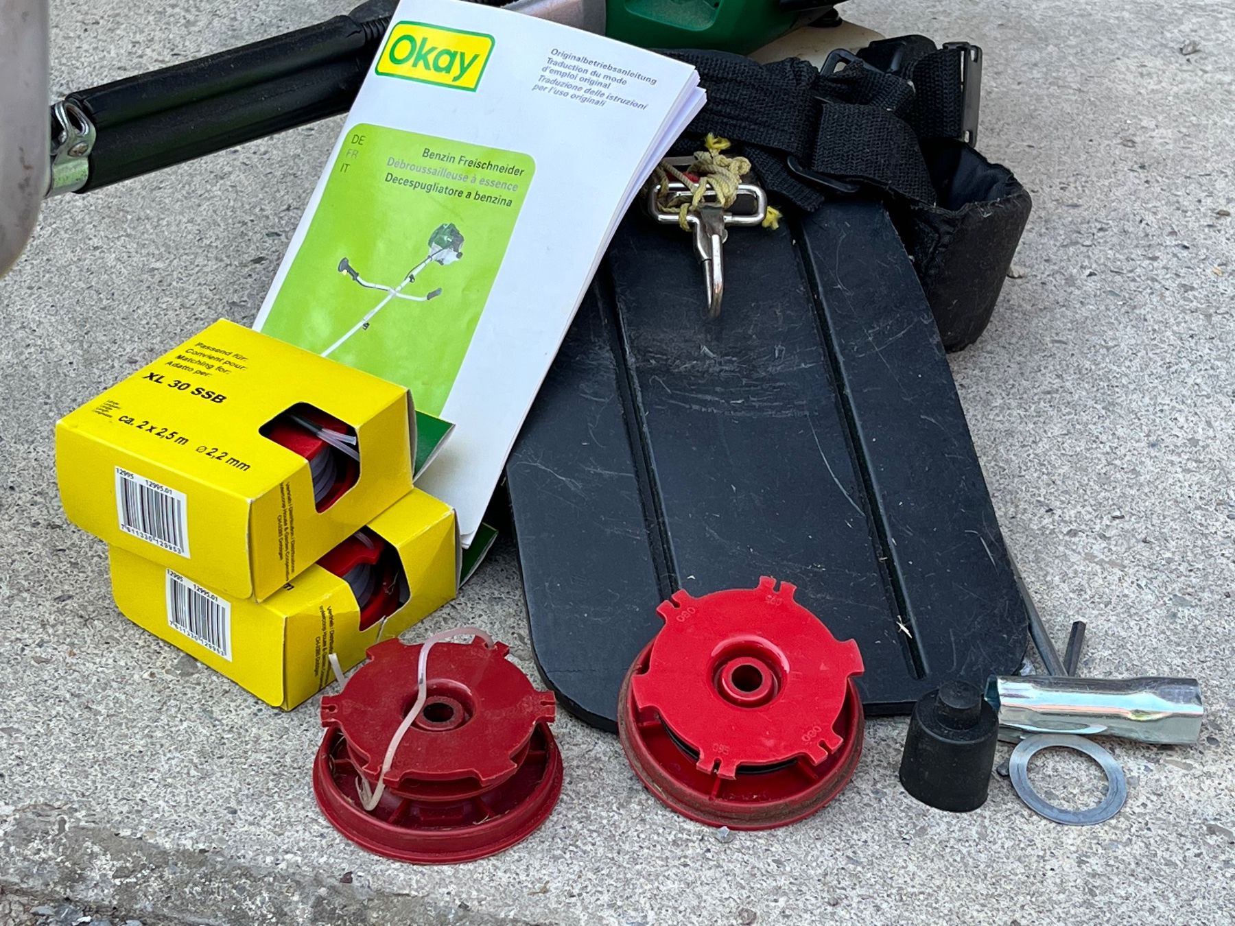 Toutes les machines: Okay Motorsense XL 30 SSB   "Trimmer" – D'occasion à Bauma par Budgerigar 2