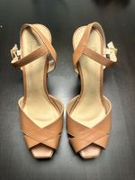 NEUE Elegante Sandaletten, Cognac-farben, Gr. 38! 