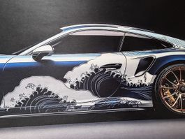 Grosses Mousepad mit Porsche Design