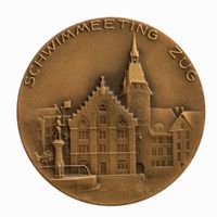 Medaille Sport 1933 Schwimmeeting Zug - 1. Rang 50 M. Brust