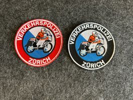 Patches, ZH, Stapo Zürich, Verkehrspolizei rot und schwarz