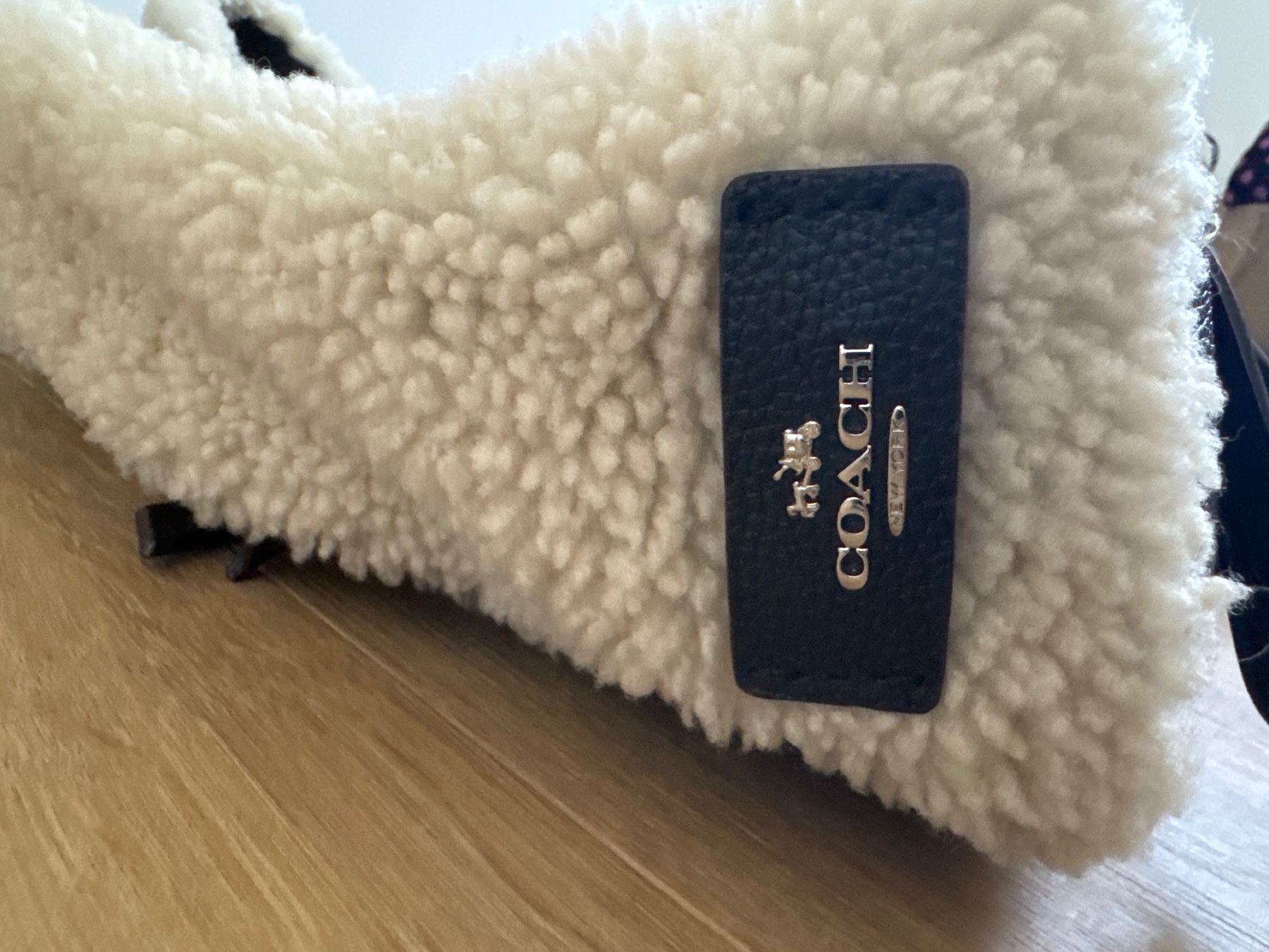 Coach Rucksäcke: Coach Rucksack Shearling Leder schwarz neuwertig – Neu (gemäss Beschreibung) aus Triesen von KiSc1 2