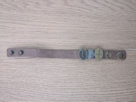 Cool leather bracelet, Christian-like motives