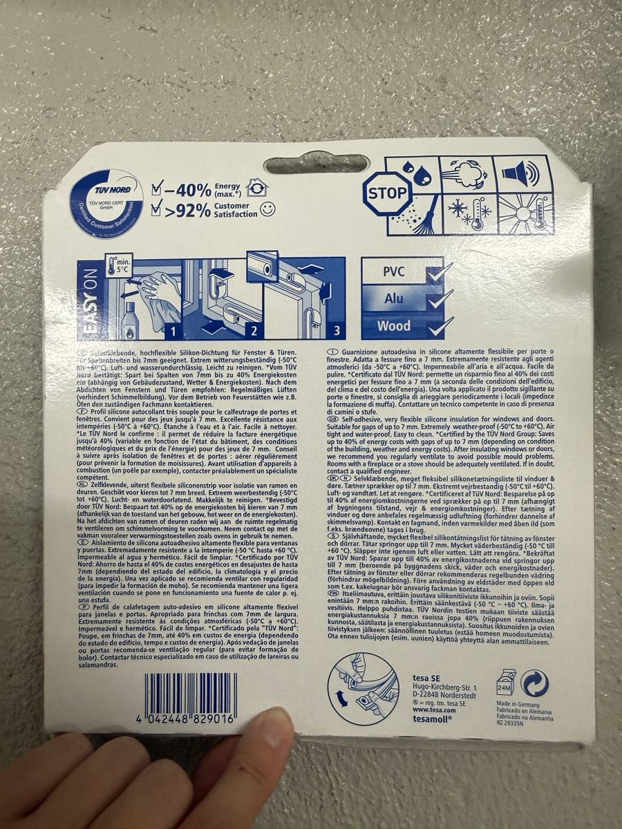 Sanitari: Tesa Moll Premium Flexible Dichtung 6m neu – Nuovo e nell'imballaggio originale da Liestal venduto da isa_8y72 5