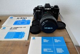 Minolta X-700 und Minolta 35-105