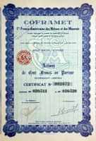 Cie Franco-Américaine des Métaux et de Minerais SA - 1924