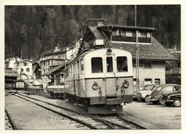 SÉPEY Gare Auto VW-Käfer BAHN AIGLE–LE SÉPEY–LES DIABLERETS