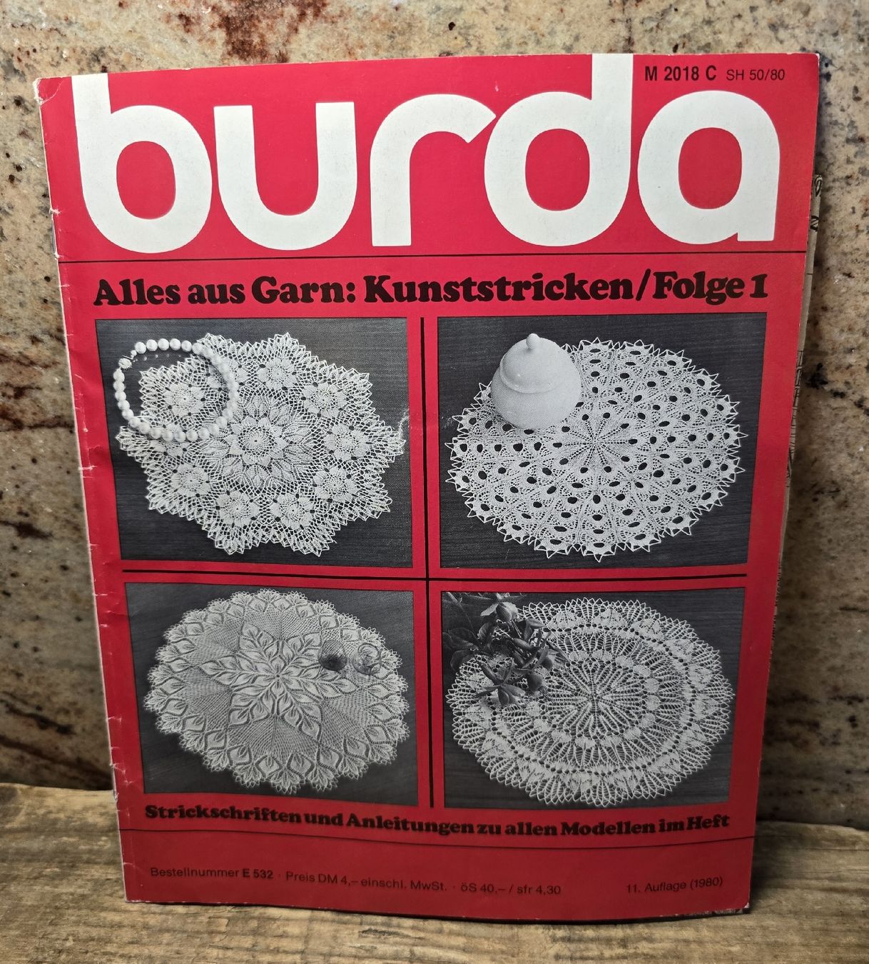 Riviste & Magazine: Strickheft-Konvolut: Kunststricken, Burda, Spitzenstricken! – Usato da Walkringen venduto da Vanuca 2