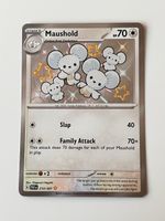 Maushold 210/091 Paldean Fates Baby Shiny Holo Rare Pokémon 