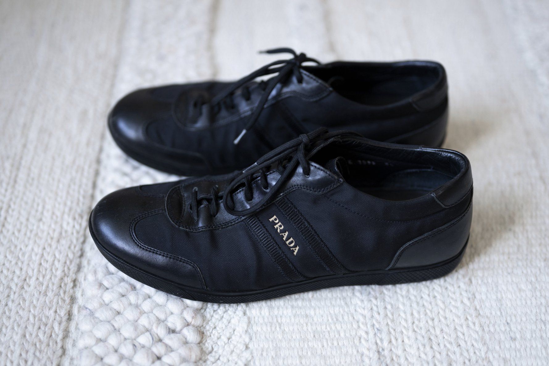 Prada Herrenschuhe: Prada  Leder-Turnschuhe – Gebraucht aus Zürich von alex093 3