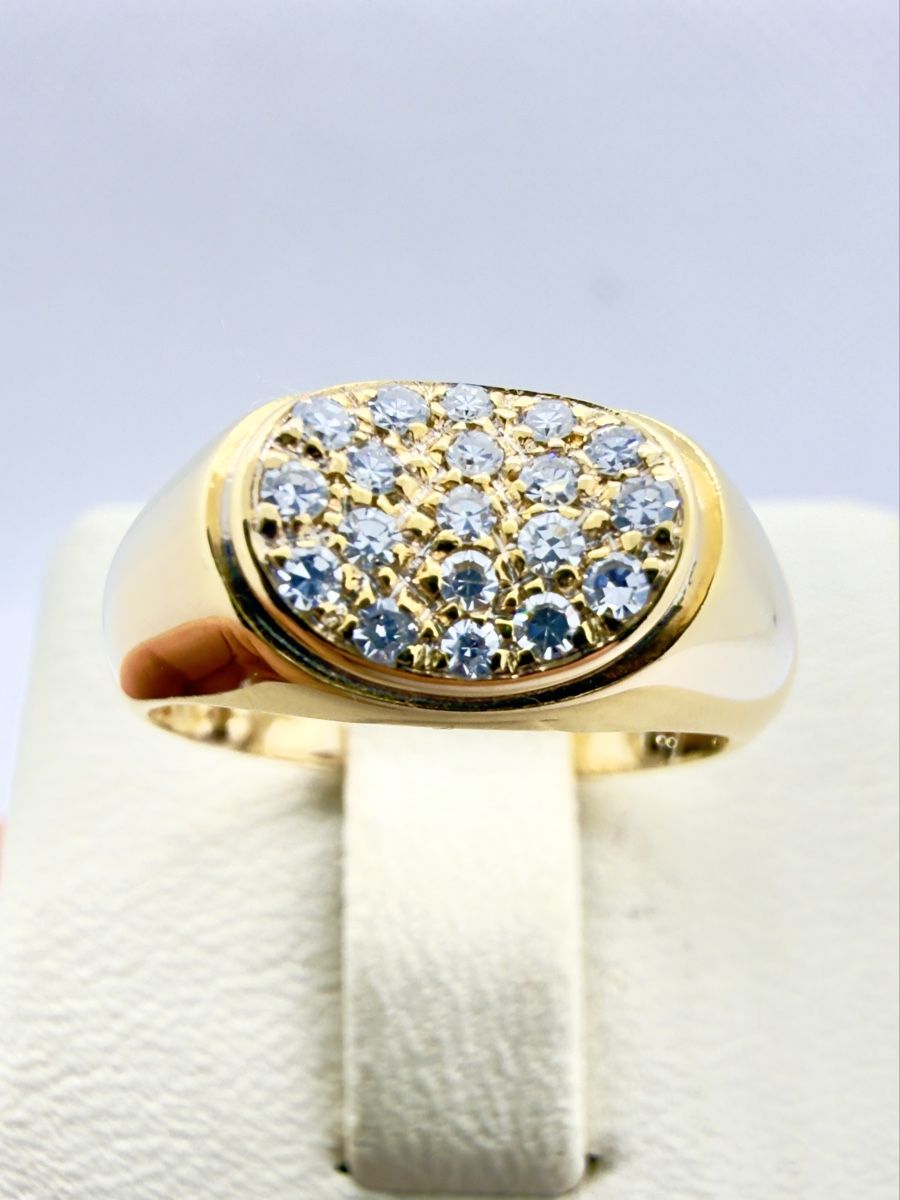 Anelli: 750/18 Karat Gold Ring mit Brillanten – Nuovo (secondo la descrizione) da Murg venduto da MTGold