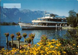 AK Thunersee mit Stockhorn (2190 m)