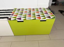 Ikea Stuva Smastad Bank mit Kasten + Bänkkamrat Sitzauflage