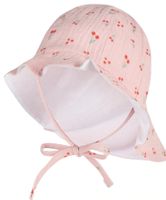 Sterntaler Musselin Sonnenhut für Babys mit Nackenschutz 