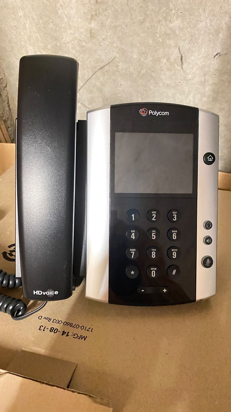 Polycom Telefoni: 7 Stück - Polycom VVX 500 IP Phone – Usato da Zürich venduto da Titano1 1