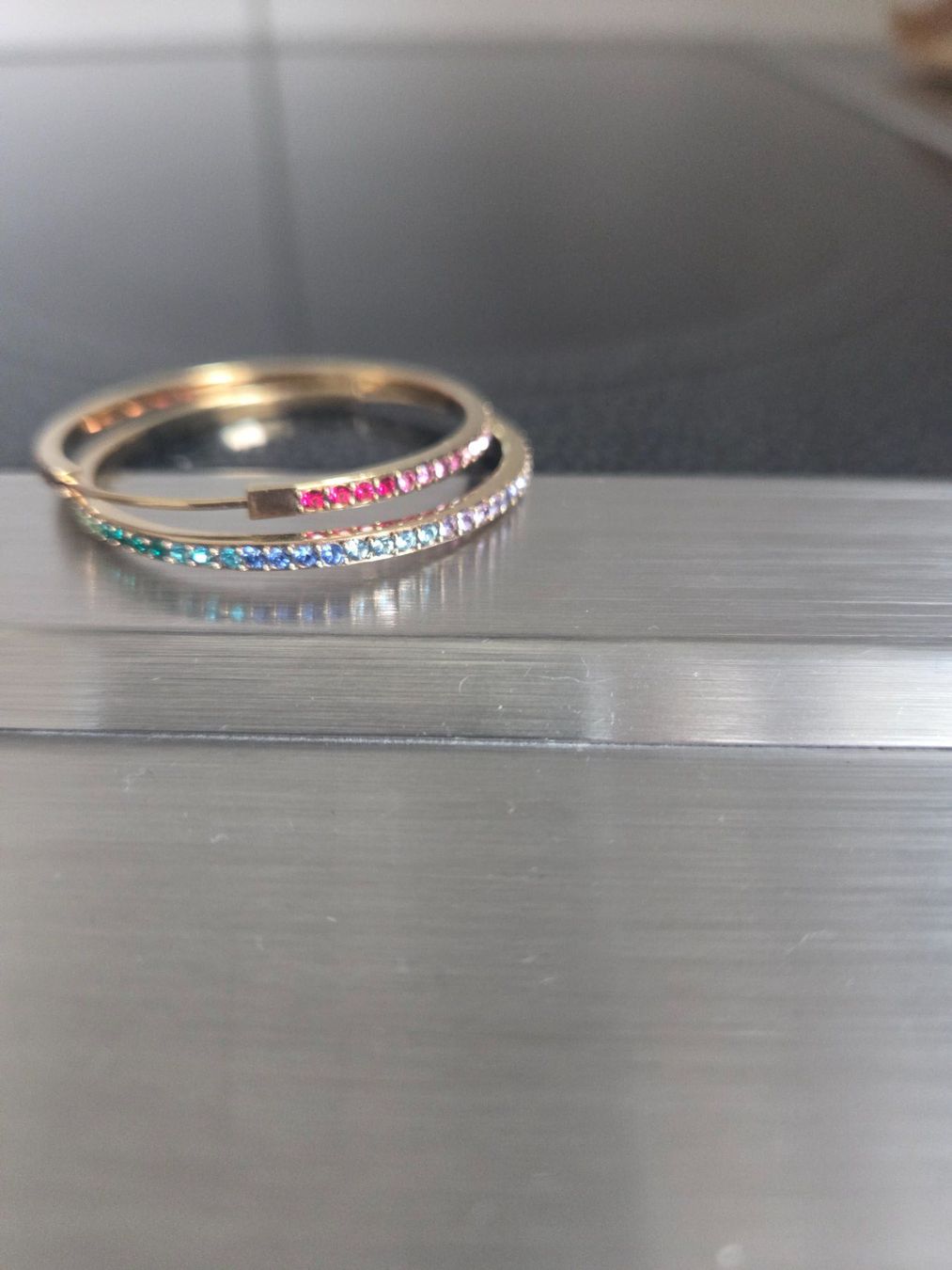 Orecchini pendenti & Orecchini a lobo: Silber 925 Ohrringe Zirkonien 4cm – Usato da Davos-Platz venduto da ninli