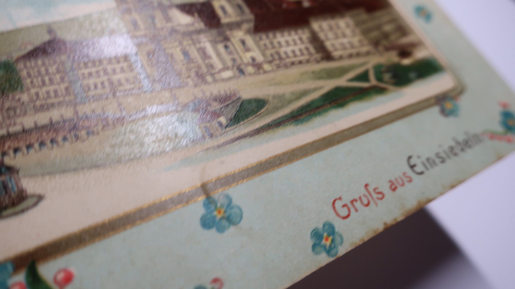 Cartes postales: Gruss aus Einsiedeln – Défectueux à Cormoret par Pascalll2001 2