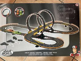 Rennautobahn Rennbahn mit Doppellouping