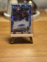 Autograph Jairo Pomares 2021 Bowman Chrome 1st Edition