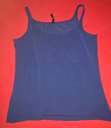 Dunkelblaues Tanktop, Grösse L, ideal für den Sommer