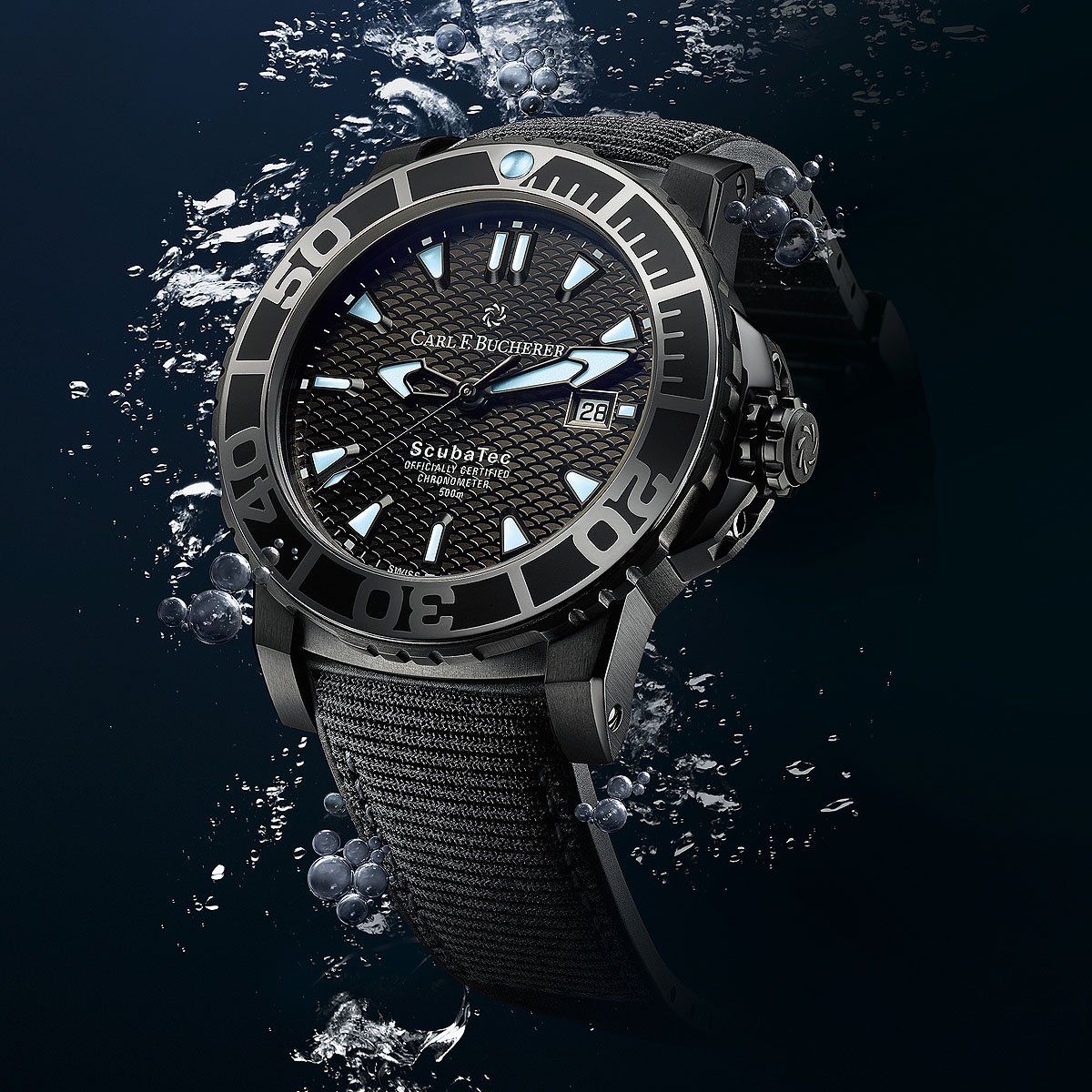 Bucherer Orologi: Carl F. Bucherer Patravi ScubaTec – Usato da Alpnach-Dorf venduto da Synolux
