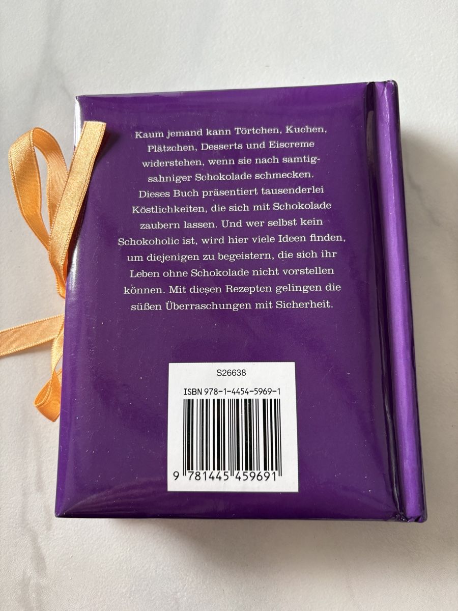 Bücher: Rezeptebüchlein Schokolade – Gebraucht aus Baar von steffi_16 1