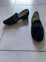 Mocassins en velours et cuir Repetto