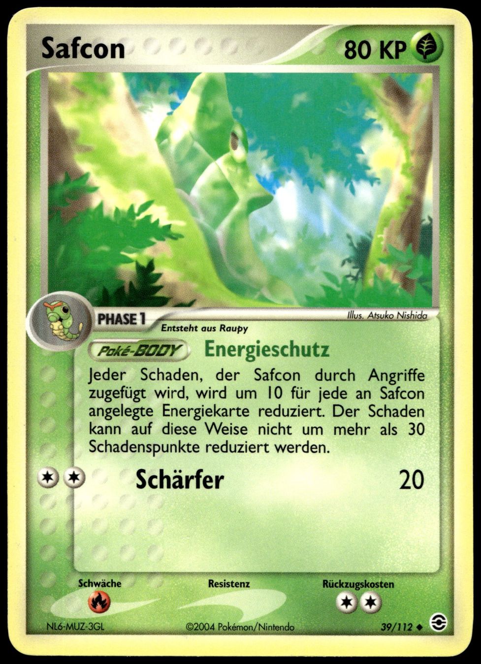Pokémon Carte collezionabili: Safcon 39/112 Pokémon EX Fire Red & Green Leaf – Usato da Uster venduto da Madame_Cards