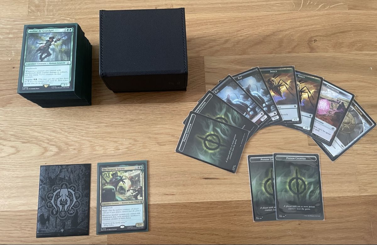 Magic The Gathering Carte collezionabili: MTG Custom Commander Deck: The Serpent Society EN – Nuovo (secondo la descrizione) da Wattenwil venduto da Staldi1985