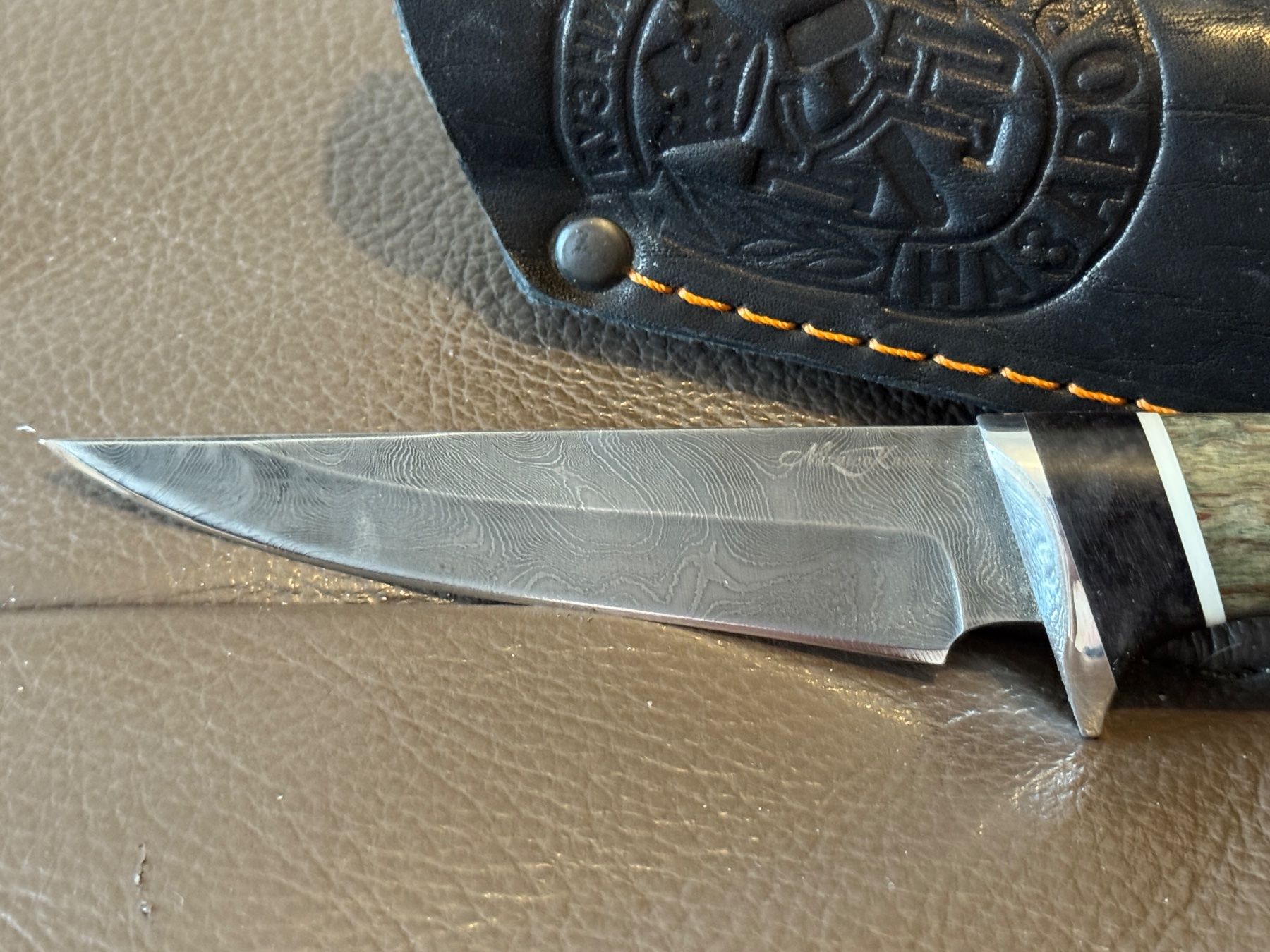 Zubehör: Jagdmesser / Outdoormesser, Damaststahl – Gebraucht aus Genève von Greg_8ff 1