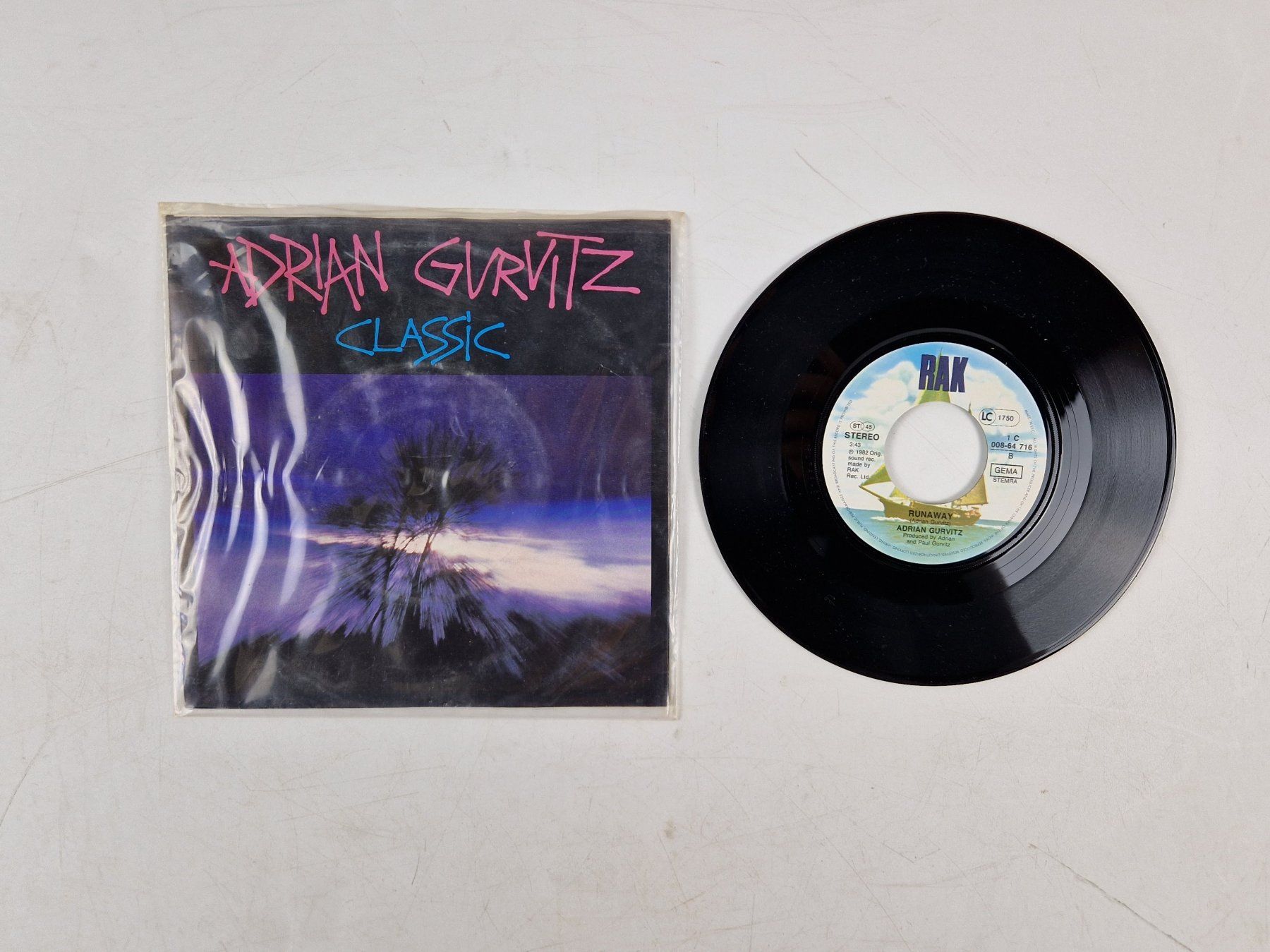 Schallplatten: Adrian Gurvitz (1 Single) – Gebraucht aus Muhen von Restwert_Muhen 2