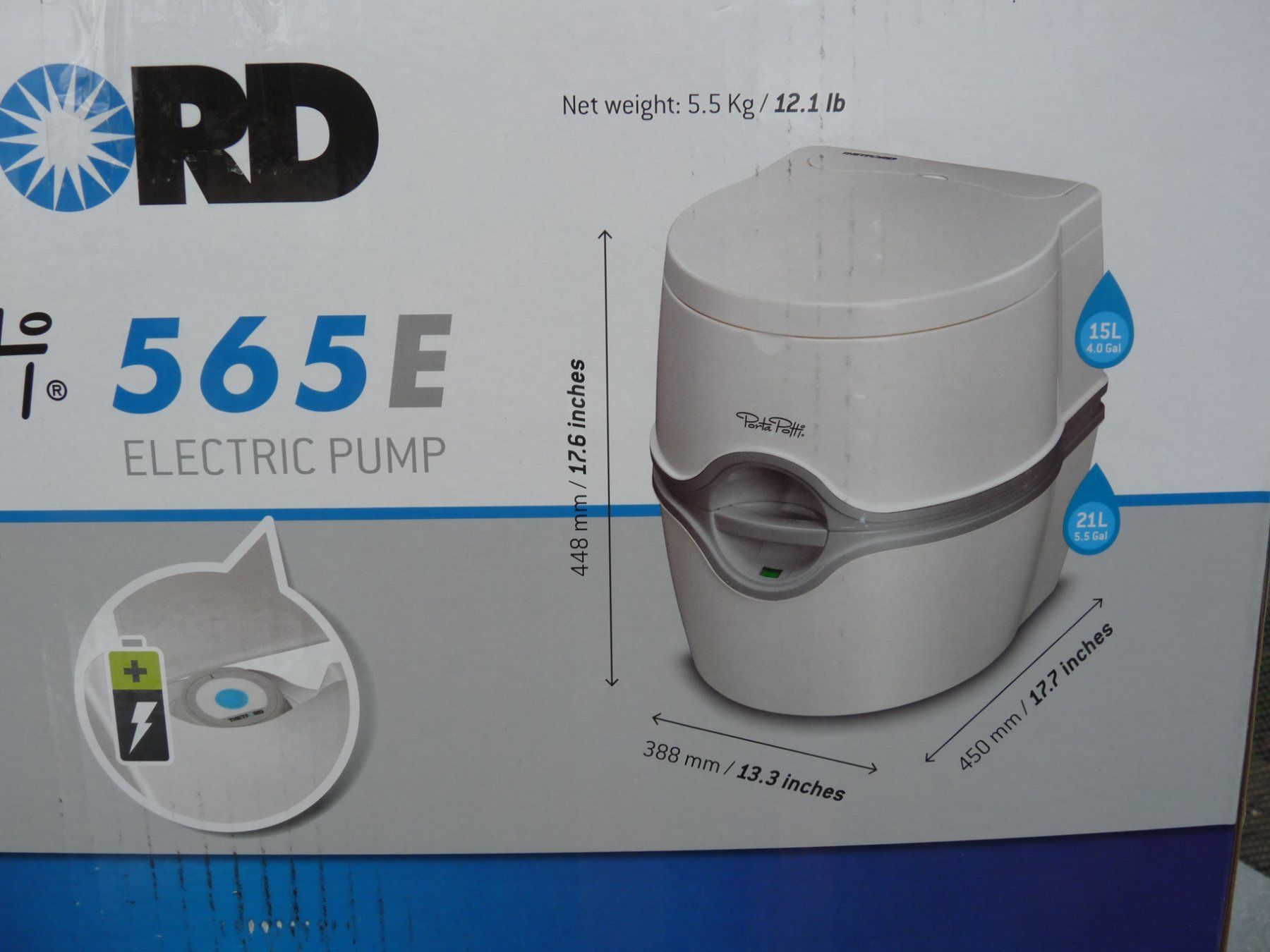 Thetford WC: Camping WC Porta Potti – Gebraucht aus Mauensee von Renesito 1