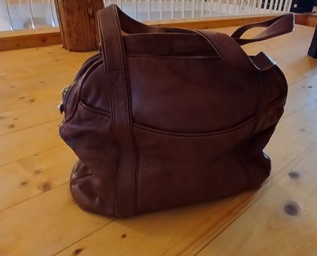 Damentasche Hark Designs Leder braun guter Zustand