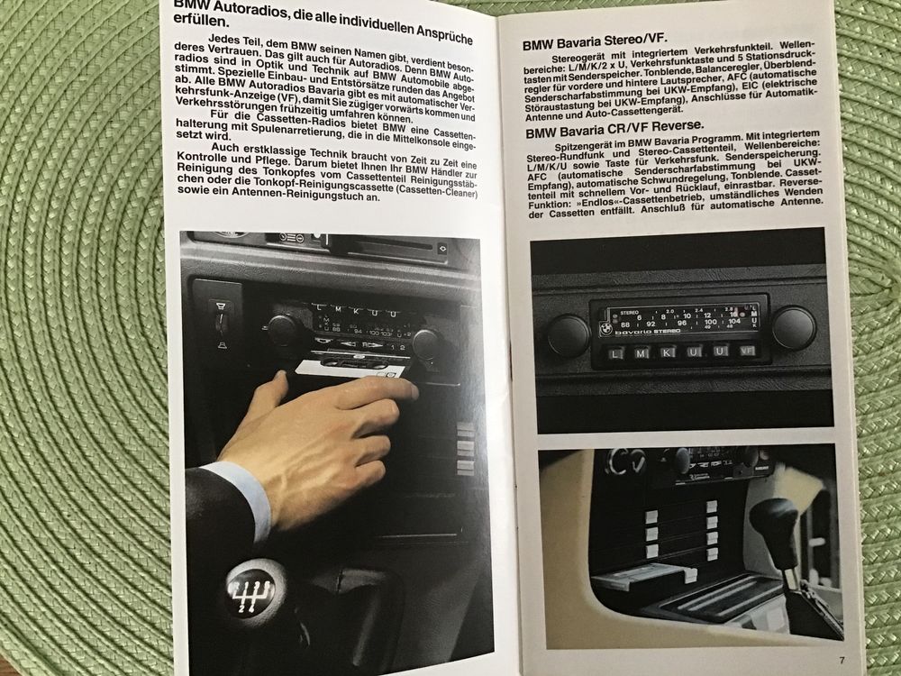 BMW Original Zubehör Verkaufsprospekt 44 Seiten September 81 (Gebraucht ...